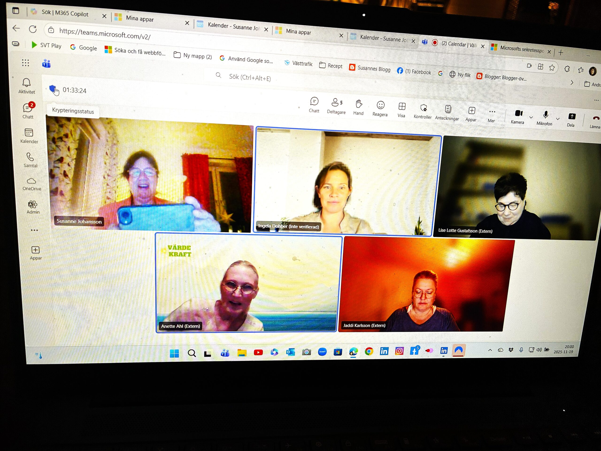 Företaget förändrades